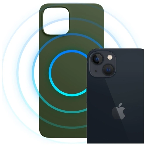 Kup 3MK Hardy MagSilicone Apple iPhone 15 Plus dunkelgrün - 3MK16665 - {ean13} - Sklep Home Screen