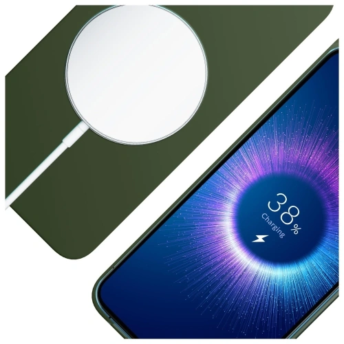 Kup Etui 3MK Hardy MagSilicone do Apple iPhone 15 Plus ciemnozielony - 3MK16665 - {ean13} - Sklep Home Screen