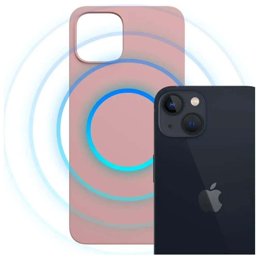 Etui 3MK Hardy MagSilicone do Apple iPhone 15 Plus różowy