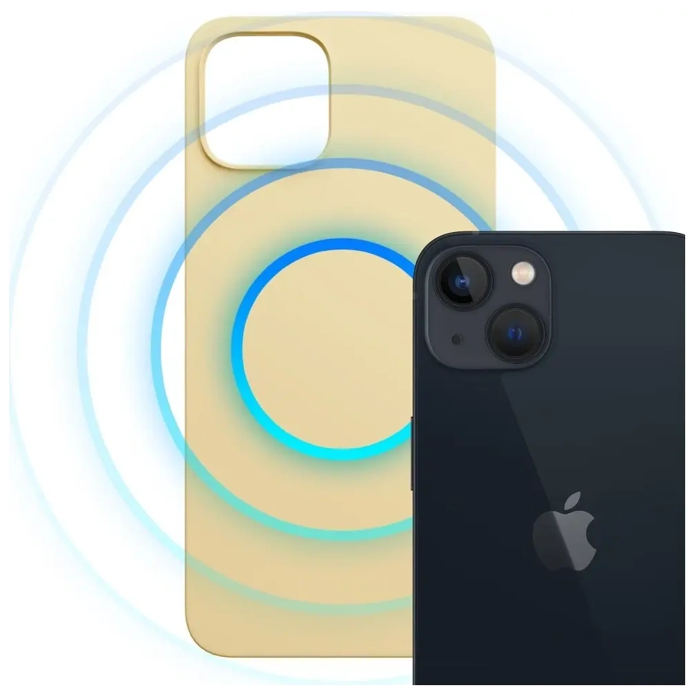 Etui 3MK Hardy MagSilicone do Apple iPhone 15 Plus żółty