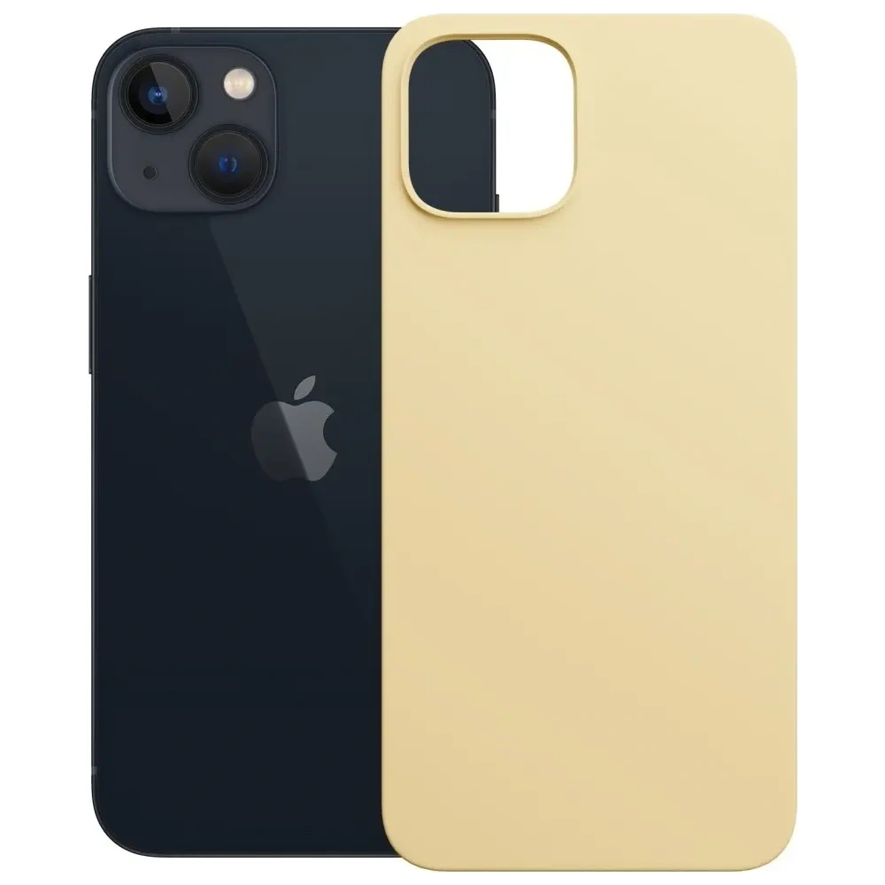 Etui 3MK Hardy MagSilicone do Apple iPhone 15 Plus żółty