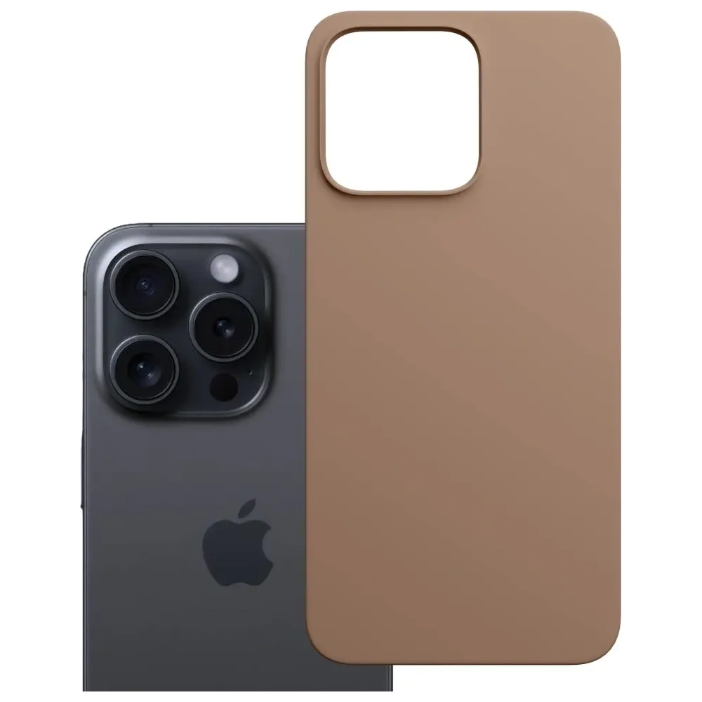 Etui 3MK Hardy MagSilicone do Apple iPhone 15 Pro Max ciemnozłoty