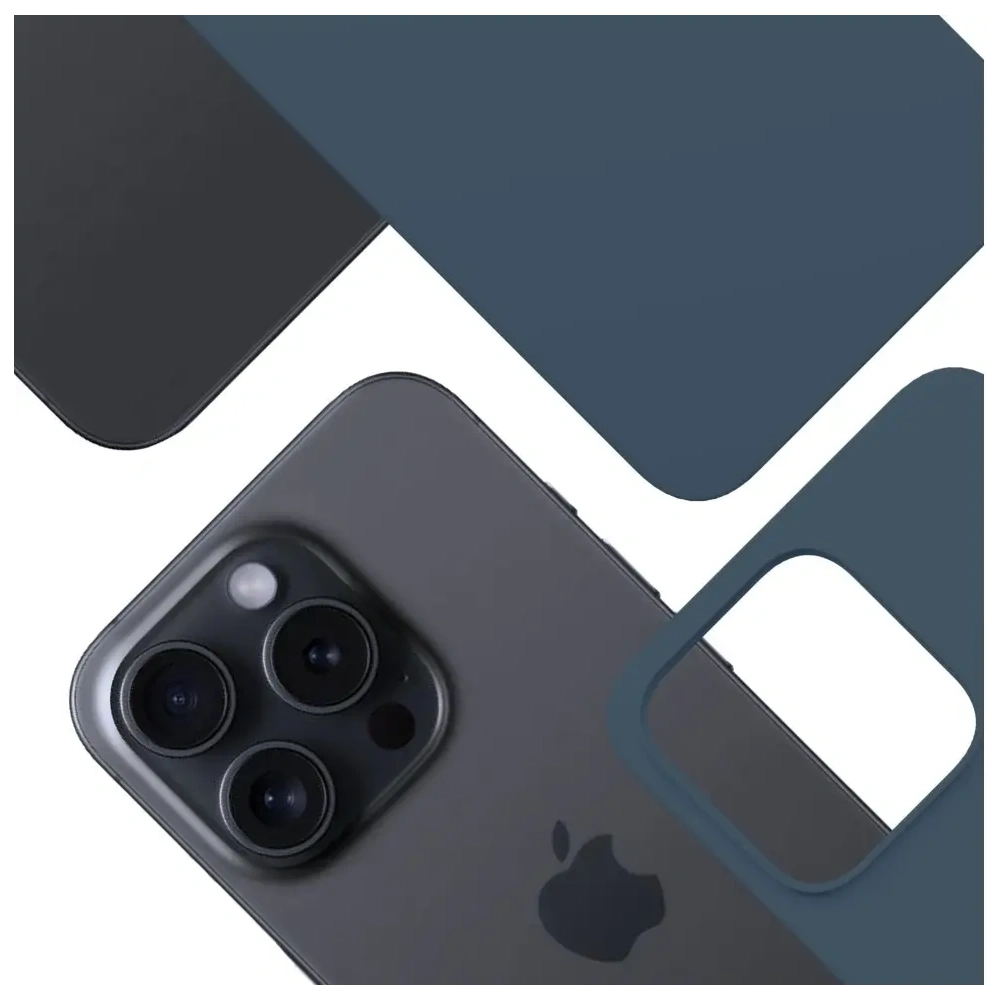 Etui 3MK Hardy MagSilicone do Apple iPhone 15 Pro Max niebieski