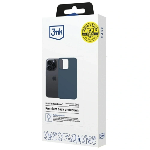 Kup 3MK Hardy MagSilicone Apple iPhone 15 Pro Max modrý - 3MK16675 - {ean13} - Sklep Home Screen