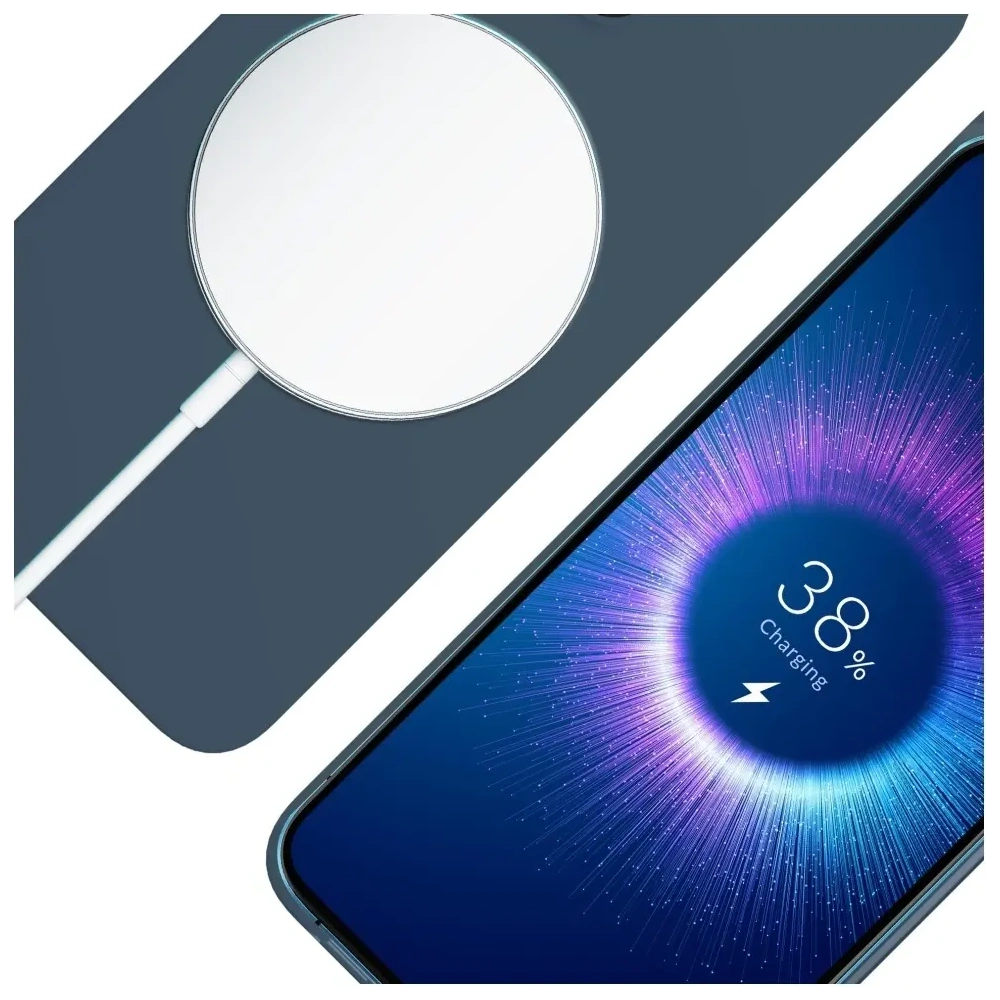 Etui 3MK Hardy MagSilicone do Apple iPhone 15 Pro niebieski