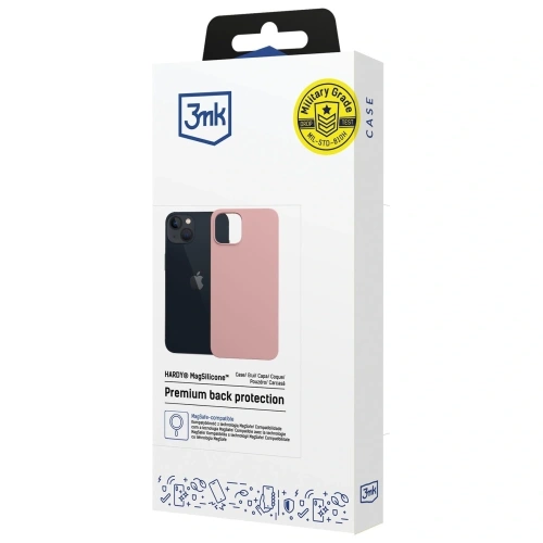 Kup 3MK Hardy MagSilicone Apple iPhone 15 pink - 3MK16680 - {ean13} - Sklep Home Screen