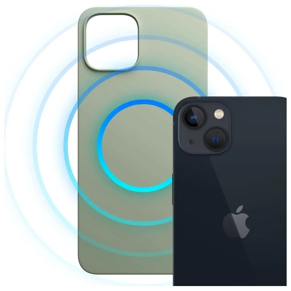 Etui 3MK Hardy MagSilicone do Apple iPhone 15 zielony