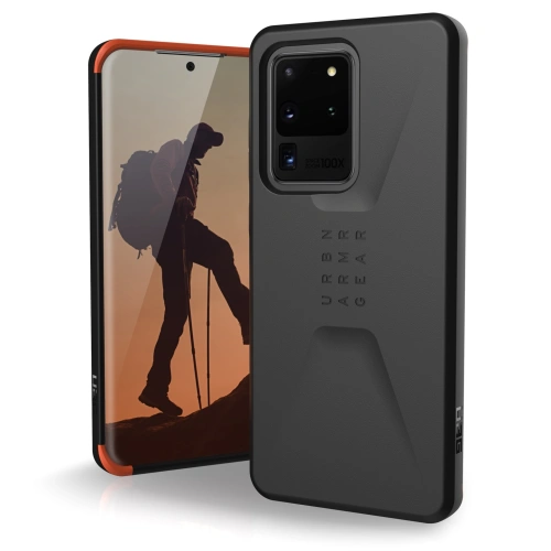Kup Urban Armor Gear Samsung UAG Tasche Civilian Galaxy S20 Ultra (schwarz) - UAG178BLK - {ean13} - Sklep Home Screen