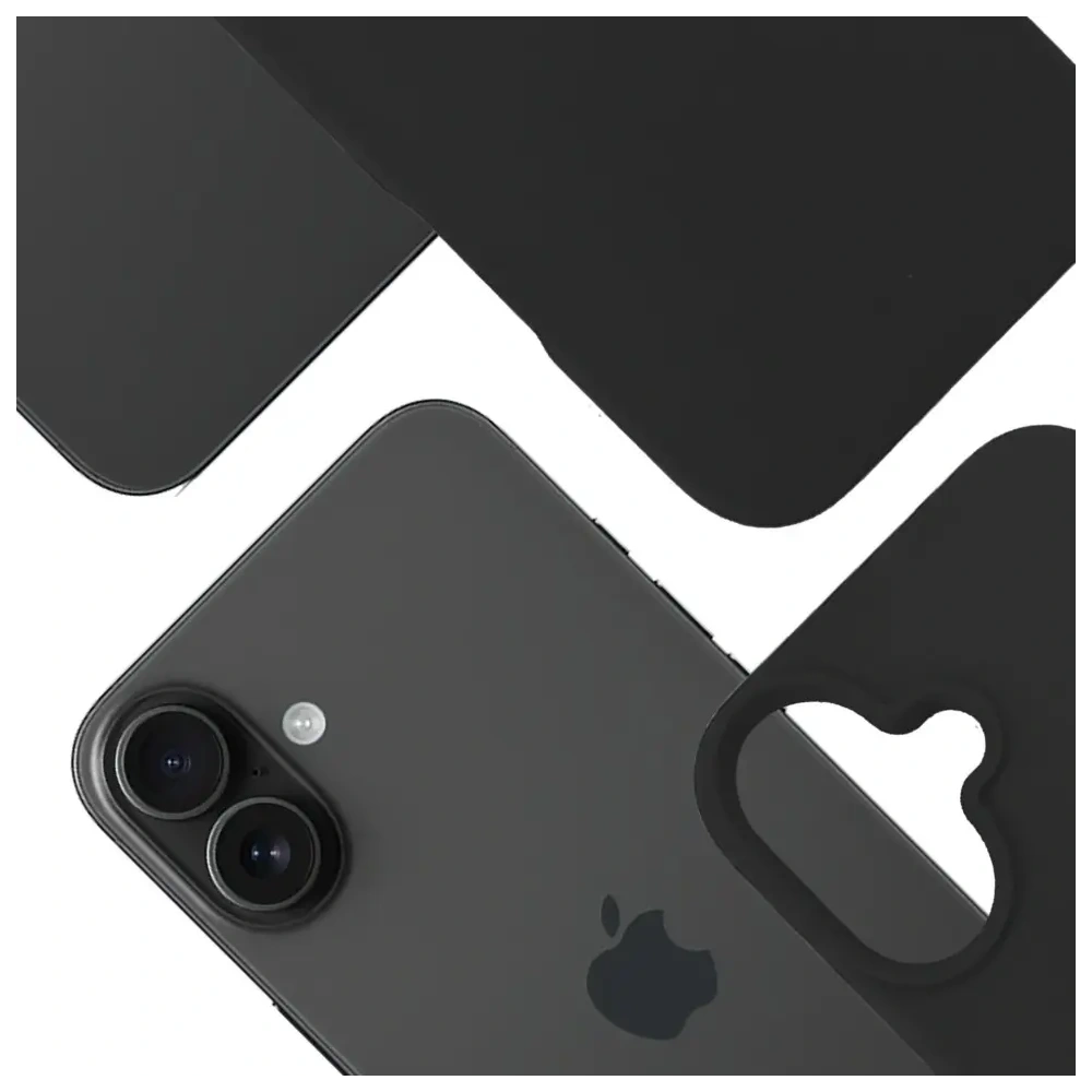 Etui 3MK Hardy MagSilicone do Apple iPhone 16 grafitowy