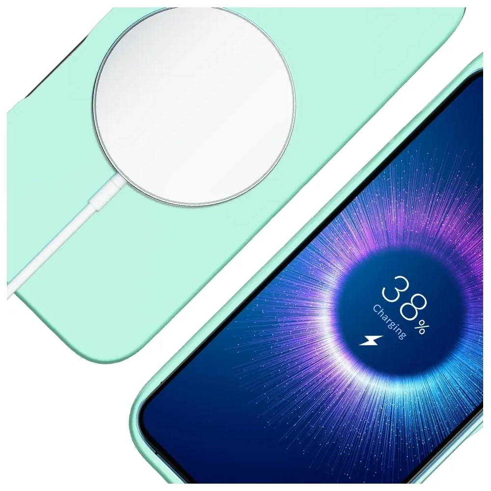 Etui 3MK Hardy MagSilicone do Apple iPhone 16 morski