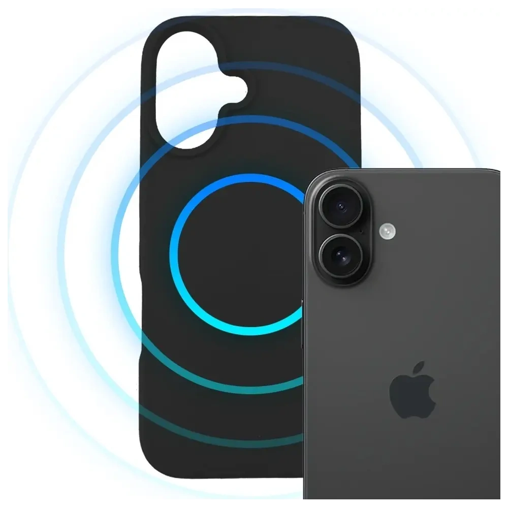 Etui 3MK Hardy MagSilicone do Apple iPhone 16 Plus grafitowy