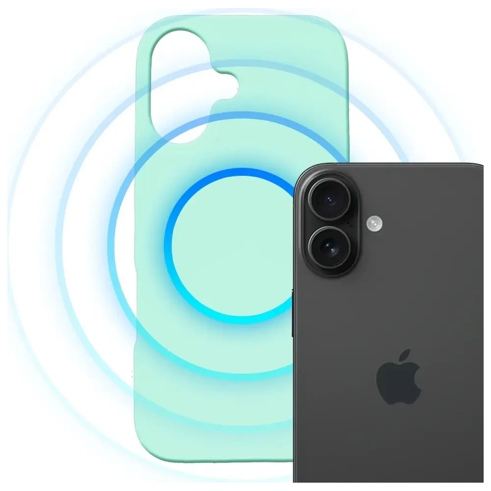 Etui 3MK Hardy MagSilicone do Apple iPhone 16 Plus morski