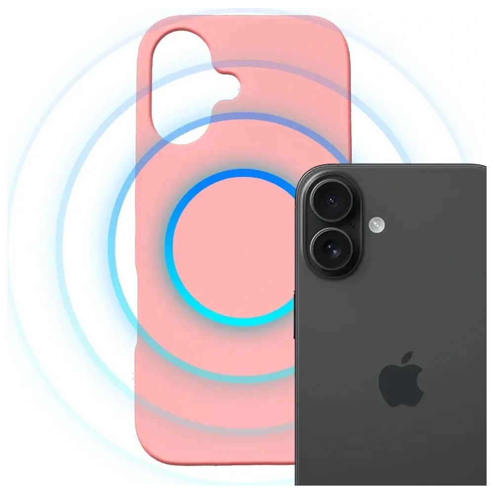 Etui 3MK Hardy MagSilicone do Apple iPhone 16 Plus różowy