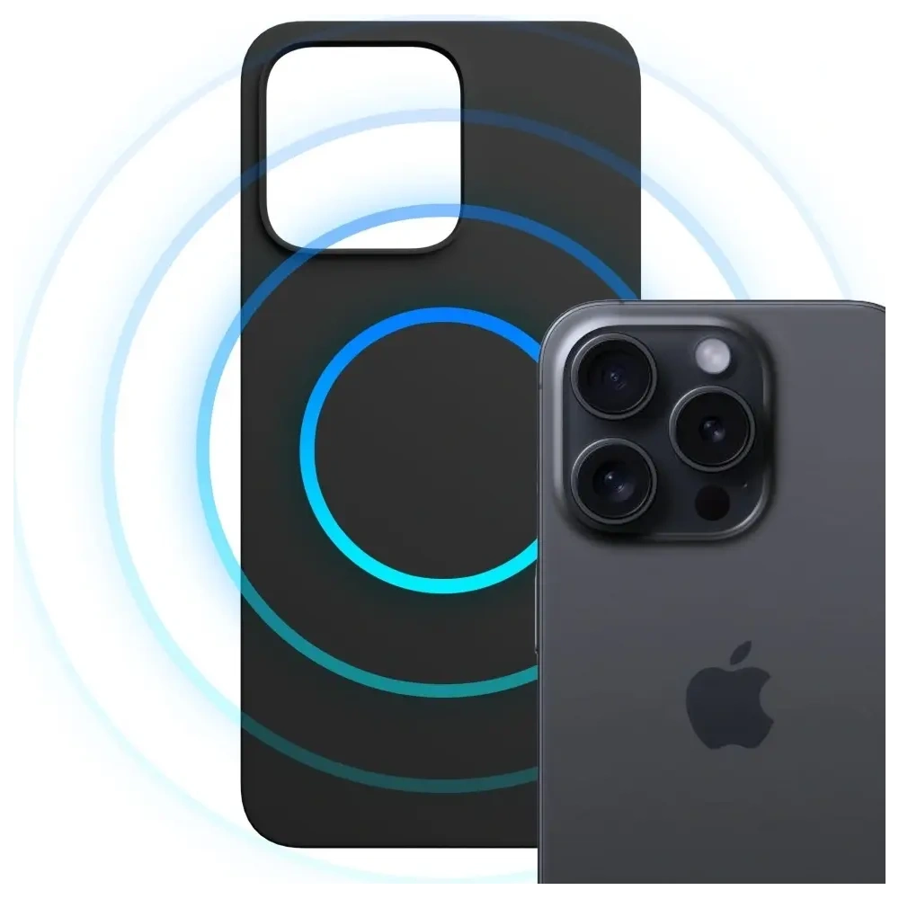 Etui 3MK Hardy MagSilicone do Apple iPhone 16 Pro Max grafitowy