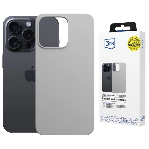Kup 3MK Hardy MagSilicone Apple iPhone 16 Pro Max titanový - 3MK16696 - {ean13} - Sklep Home Screen