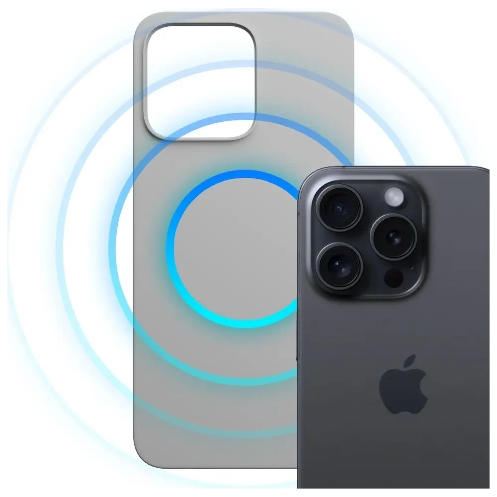 Etui 3MK Hardy MagSilicone do Apple iPhone 16 Pro Max tytanowy