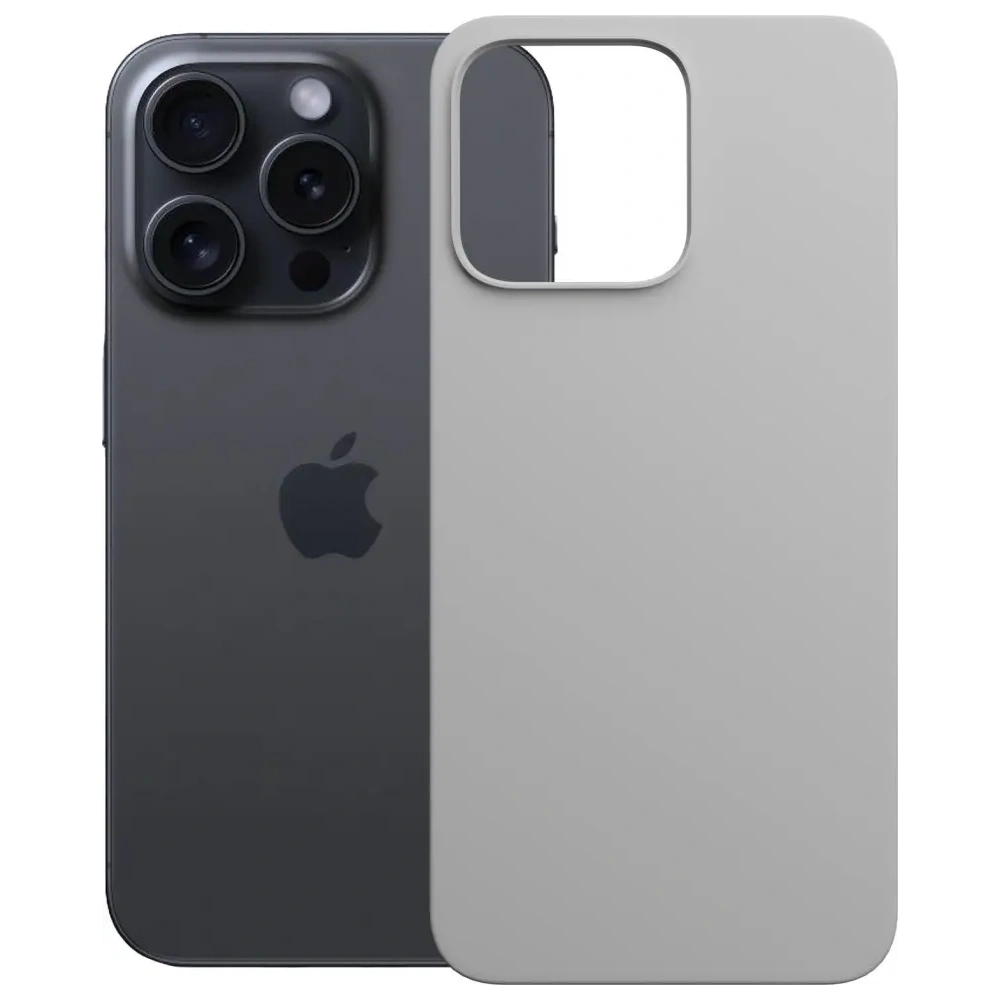 Etui 3MK Hardy MagSilicone do Apple iPhone 16 Pro tytanowy