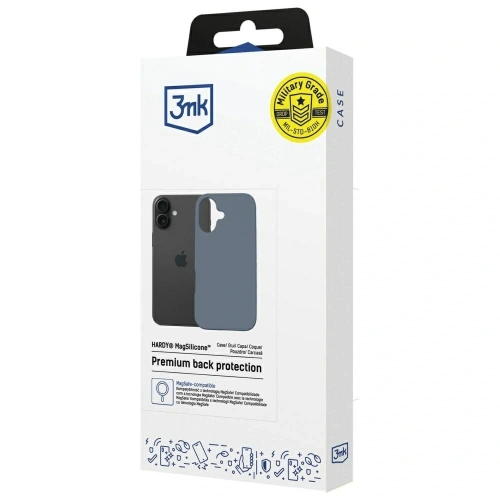 Kup 3MK Hardy MagSilicone Apple iPhone 16 ultramarinblau - 3MK16699 - {ean13} - Sklep Home Screen