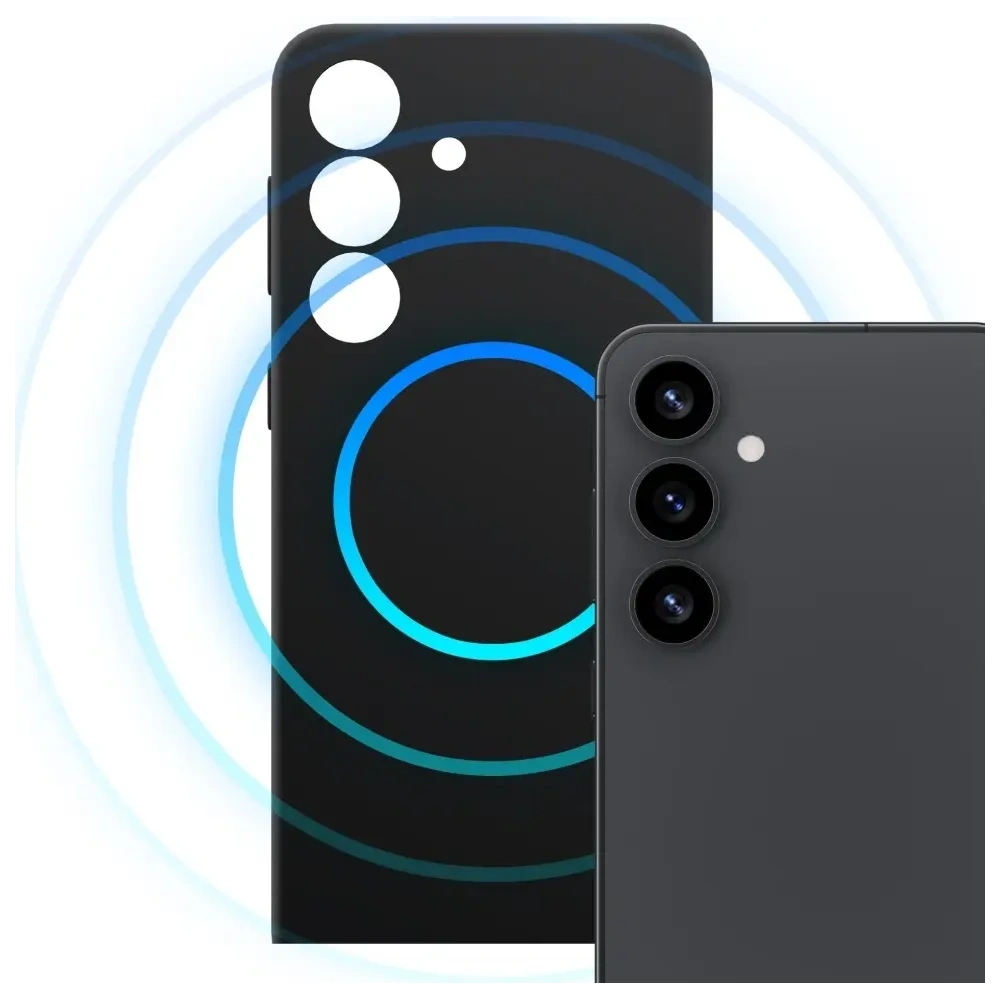 Etui 3MK Hardy MagSilicone do Samsung Galaxy S24 czarny