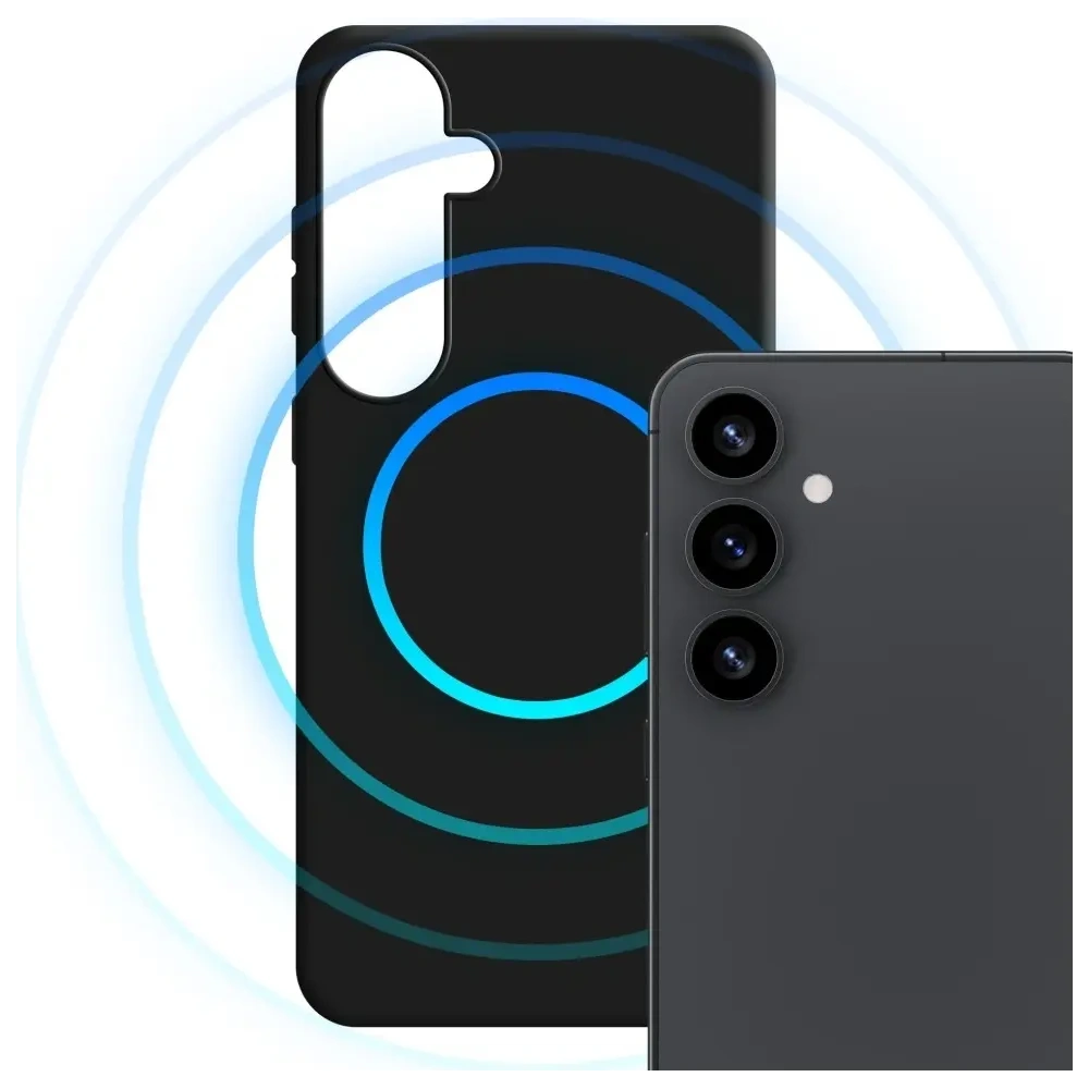 Etui 3MK Hardy MagSilicone do Samsung Galaxy S25 czarny