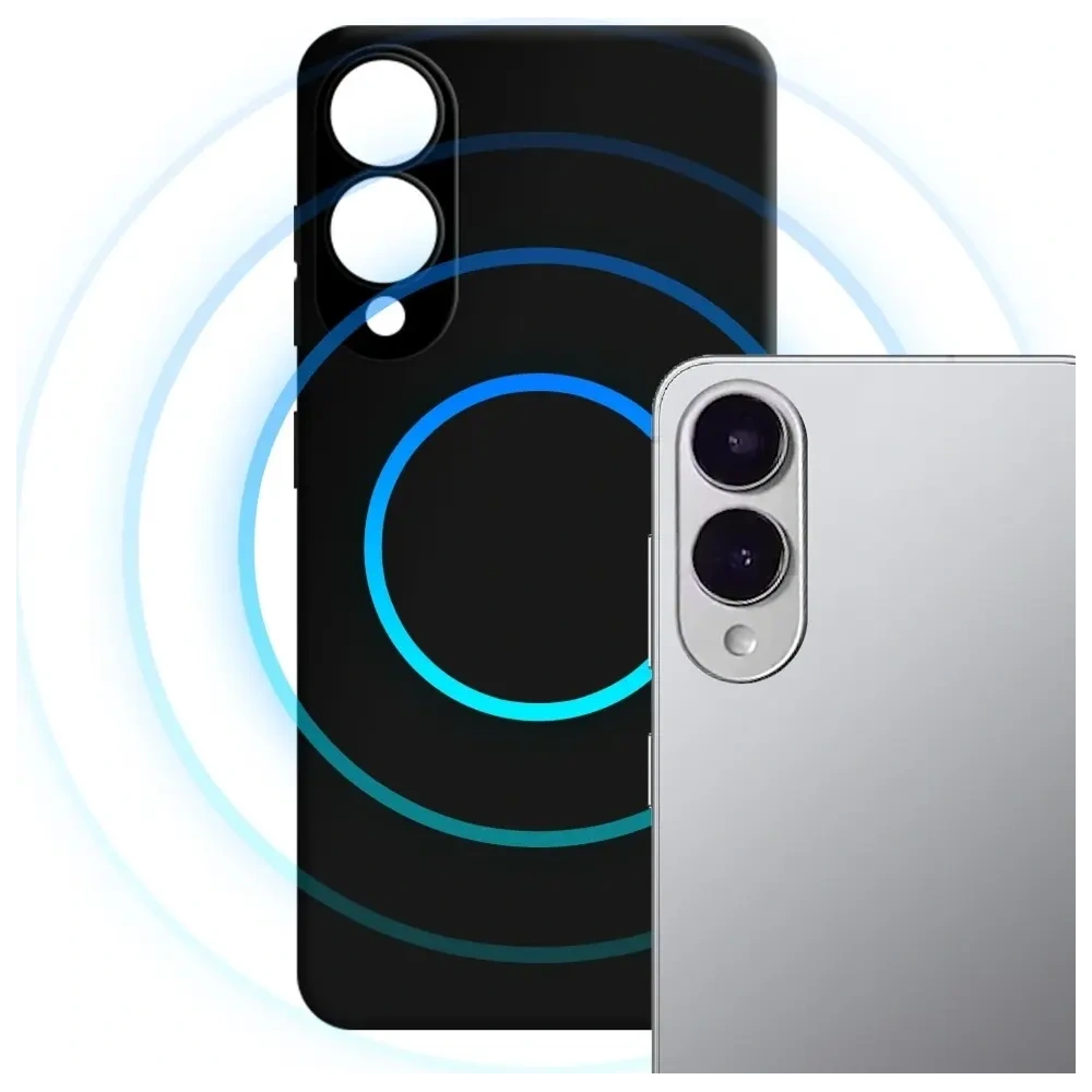 Etui 3MK Hardy MagSilicone do Samsung Galaxy S25 Edge czarny