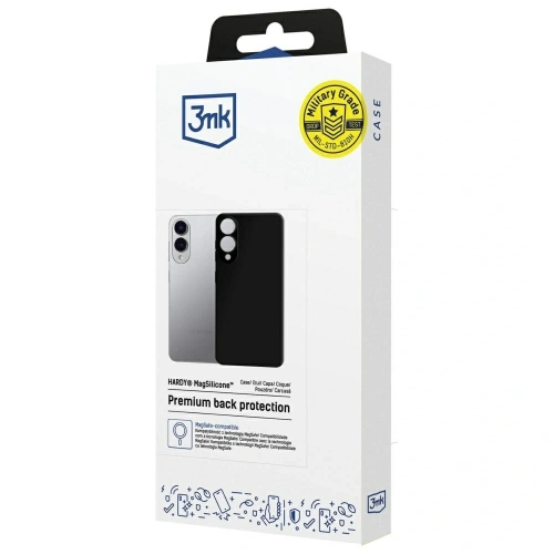 Kup 3MK Hardy MagSilicone Samsung Galaxy S25 Edge fekete - 3MK16706 - {ean13} - Sklep Home Screen