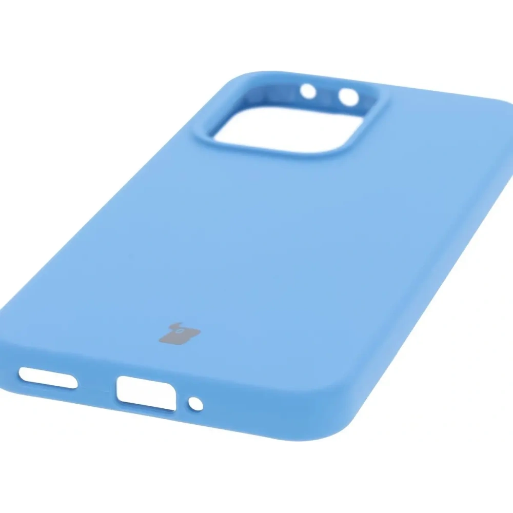 Silikonowe etui Bizon Soft Case do Oppo Reno13 niebieskie