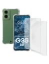 Kup Elastyczne etui + 2x folia na ekran Bizon Case Clear Pack do Motorola Moto G35 5G - BIZ9689 - {ean13} - Sklep Home Screen