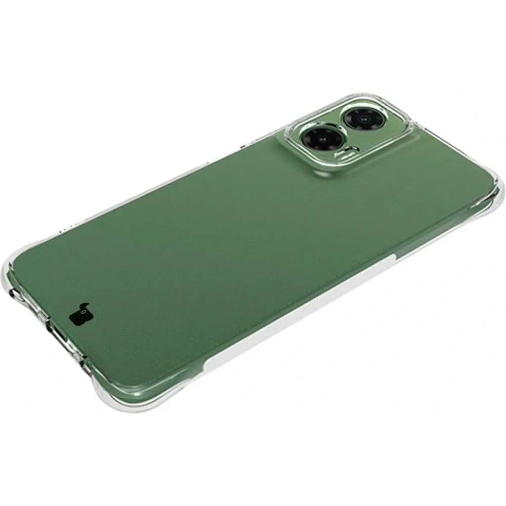 Elastyczne etui + 2x folia na ekran Bizon Case Clear Pack do Motorola Moto G35 5G