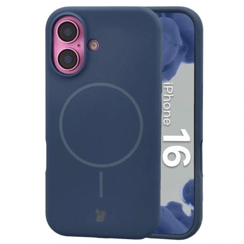 Kup Bizon Soft Case Magnetisch für Apple iPhone 16 navy blau - BIZ9690 - {ean13} - Sklep Home Screen