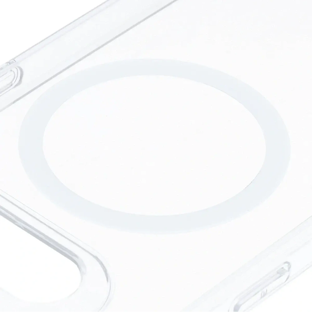 Etui z pierścieniem magnetycznym Bizon Case CrystalO do Nothing Phone (3a) przezroczyste