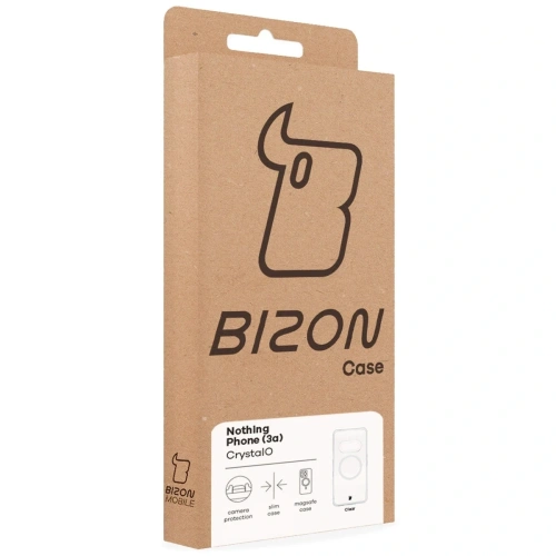 Kup Bizon Case CrystalO Magnetic Nothing Phone (3a) transparent - BIZ9691 - {ean13} - Sklep Home Screen