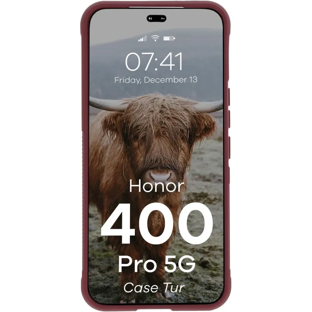 Pancerne etui Bizon Case Tur do Honor 400 Pro burgundowe