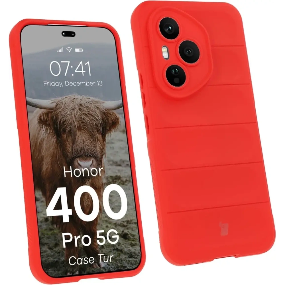 Pancerne etui Bizon Case Tur do Honor 400 Pro czerwone