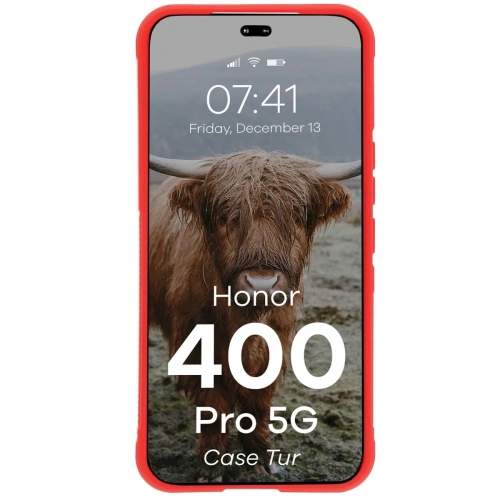 Buy Bizon Case Tur Honor 400 Pro red - BIZ9697 - {ean13} - Home Screen Store Europe