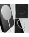 Silikonowe etui z pierścieniem magnetycznym Bizon Soft Case do Apple iPhone 16 czarne