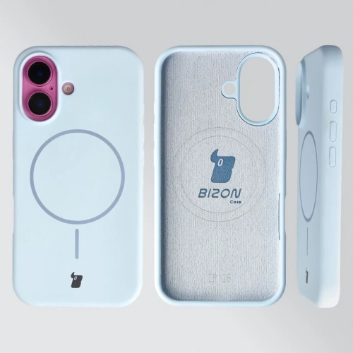 Kup Bizon Soft Case Magnetisch für Apple iPhone 16 blau - BIZ9699 - {ean13} - Sklep Home Screen