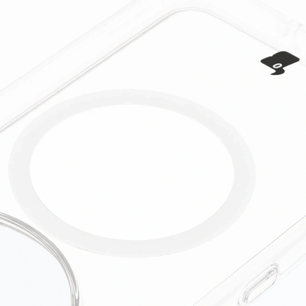 Etui z pierścieniem magnetycznym Bizon Case CrystalO do Nothing Phone (3a) Pro przezroczyste