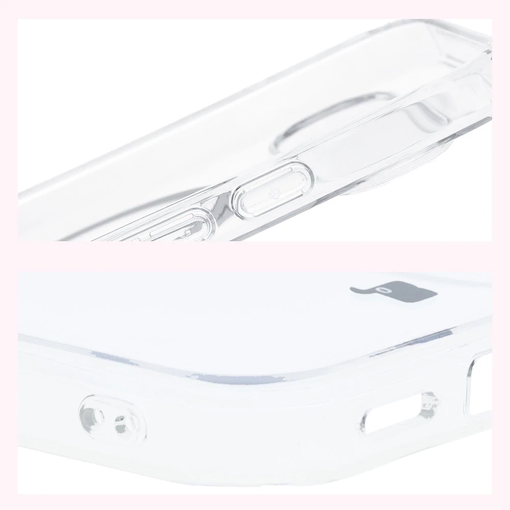 Etui z pierścieniem magnetycznym Bizon Case CrystalO do Google Pixel 10 Pro XL przezroczyste