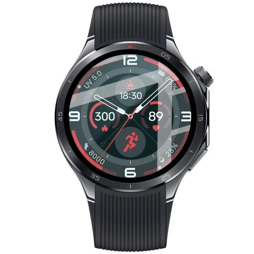 Buy Bizon Glass Watch Edge Hybrid OnePlus Watch 3 black - BIZ9716 - {ean13} - Home Screen Store Europe