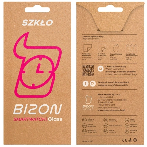 Kup Bizon Glass Watch Edge Hybrid OnePlus Watch 3 fekete - BIZ9716 - {ean13} - Sklep Home Screen