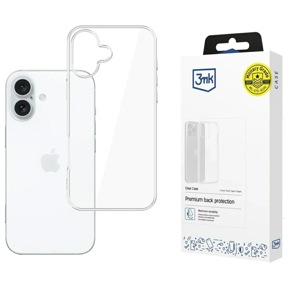 Etui 3MK Clear Case do Apple iPhone 17