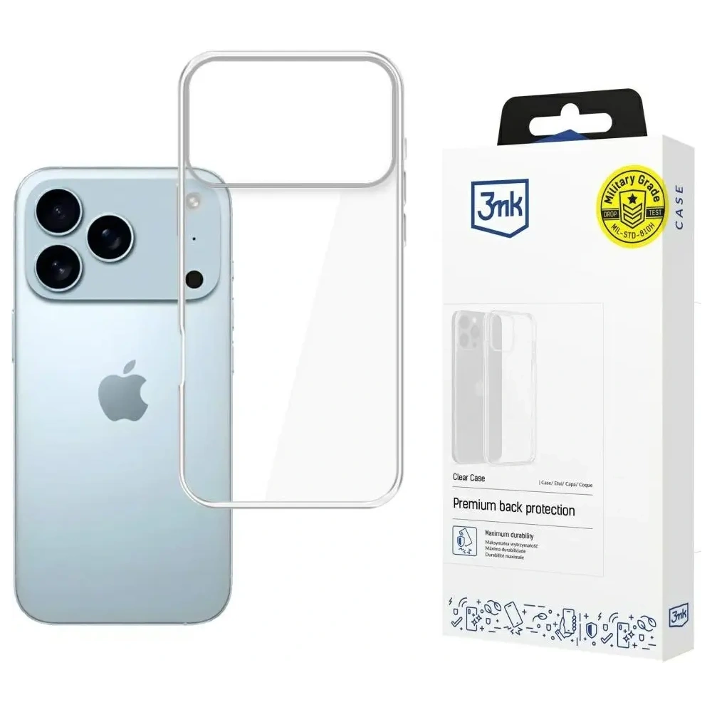 Etui 3MK Clear Case do Apple iPhone 17 Pro Max