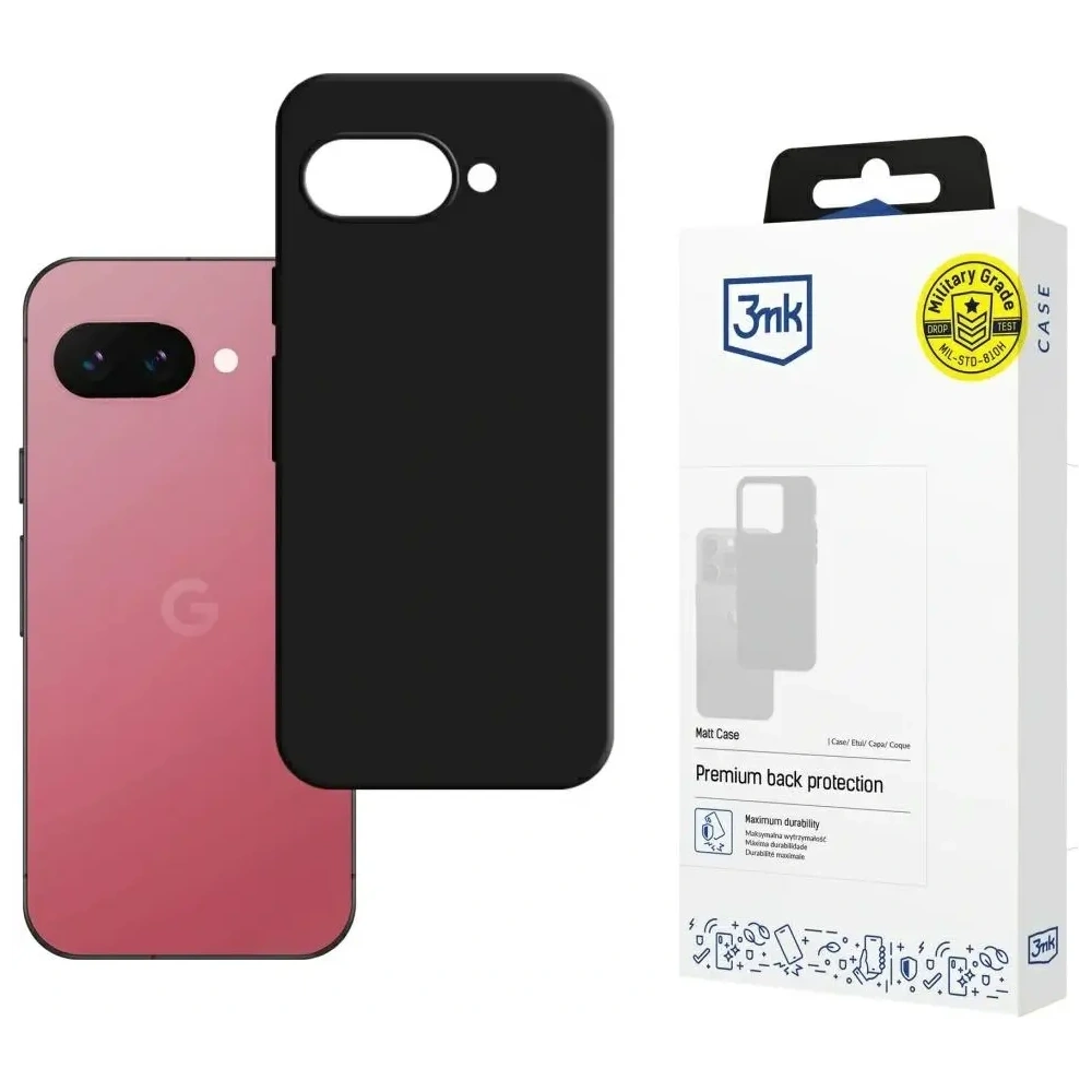 Etui 3MK Matt Case do Google Pixel 9A czarny