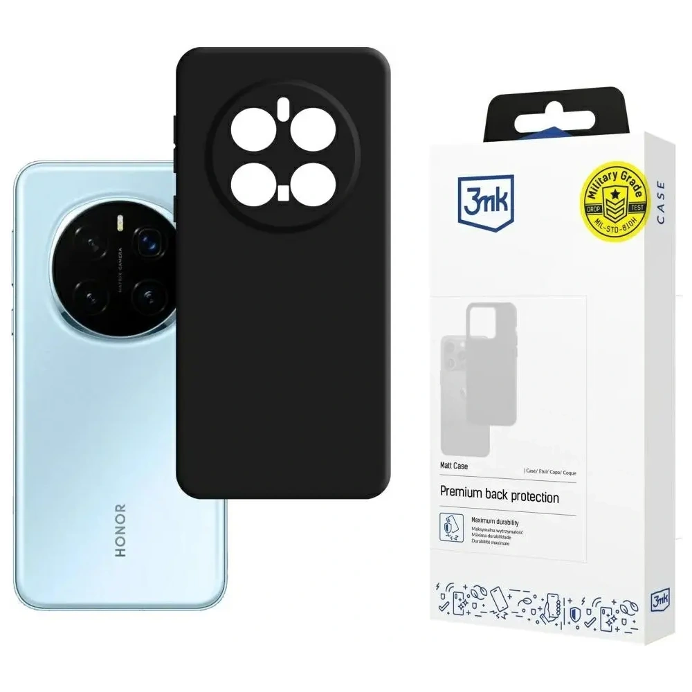 Etui 3MK Matt Case do Honor Magic 7 Pro czarny