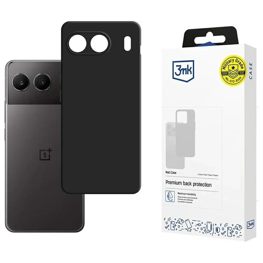 Etui 3MK Matt Case do OnePlus Nord 4 czarny