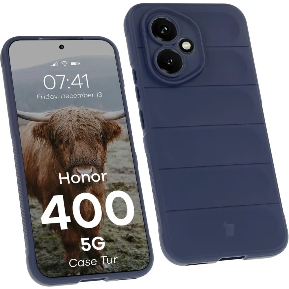 Pancerne etui Bizon Case Tur do Honor 400 5G granatowe