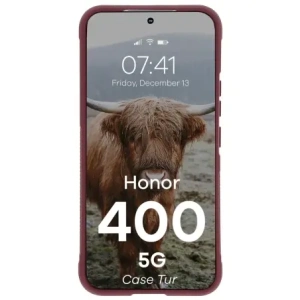 Bizon Case Tur Honor 400 5G burgundská