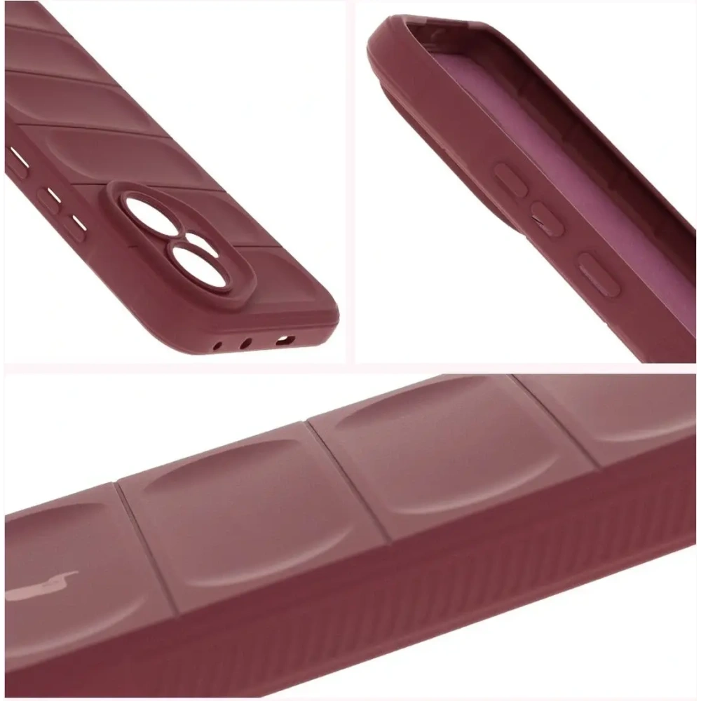 Pancerne etui Bizon Case Tur do Honor 400 5G burgundowe