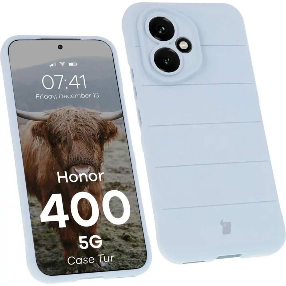 Pancerne etui Bizon Case Tur do Honor 400 5G jasnoniebieskie